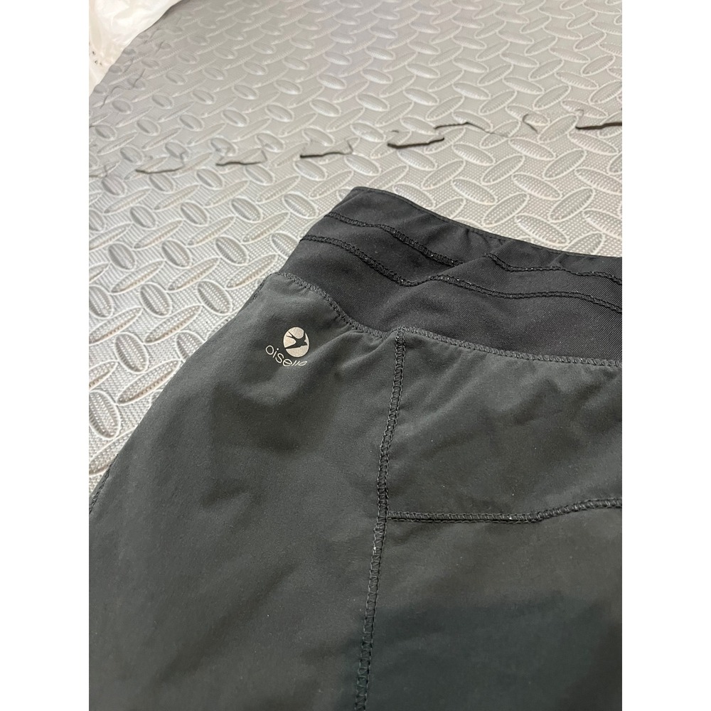 Oiselle Running Skort Womens 10 Black Athletic Skirt with Built-in Shorts - Picture 7 of 9